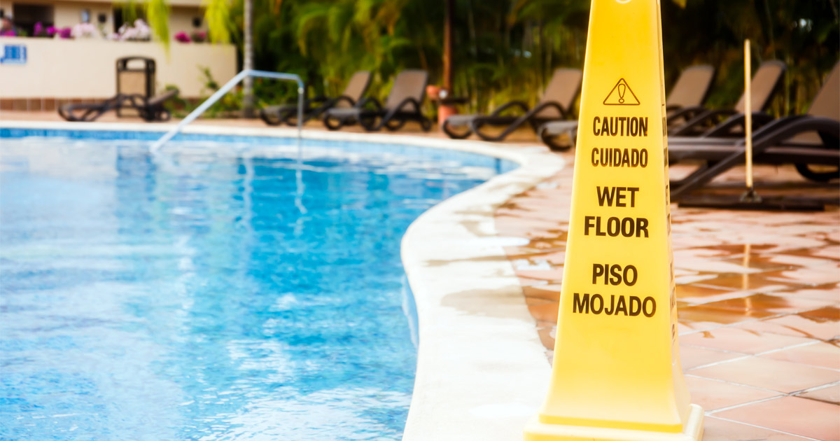 Slip and Fall Accident at a Resort